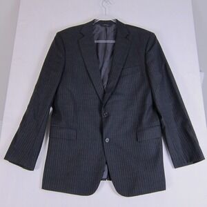Brooks Brothers 1818 Regent Italy Wool Blazer Black Men Blazer Size 41RxW35
